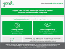 Tablet Screenshot of mysupportpath.com
